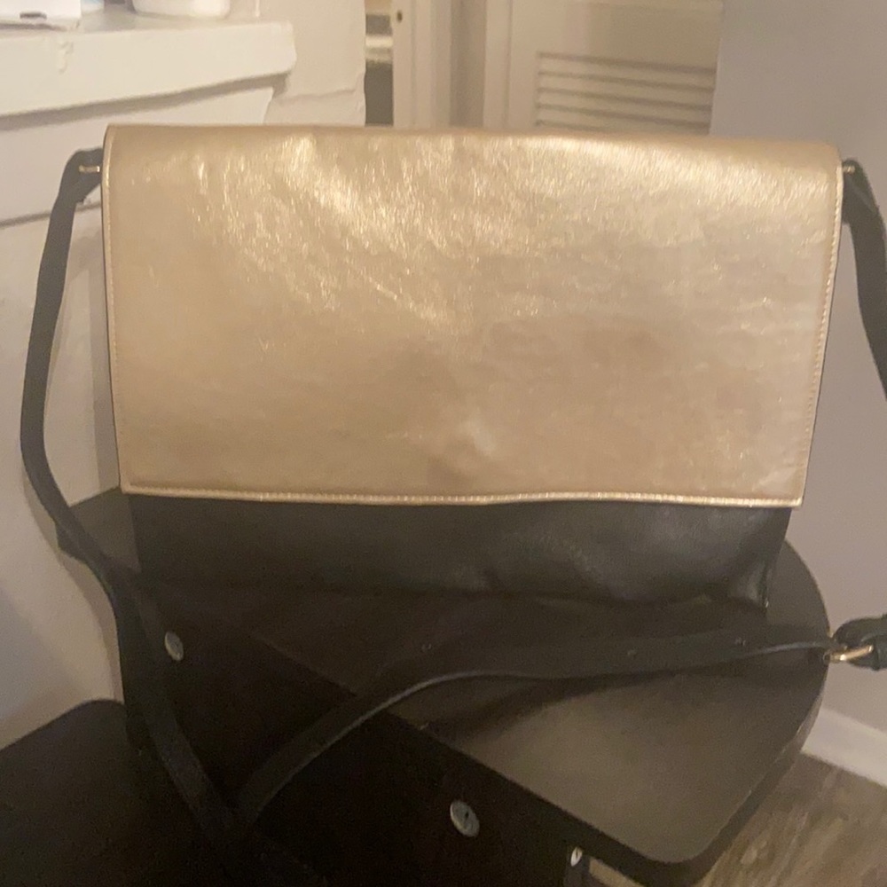 Gold & Black Purse